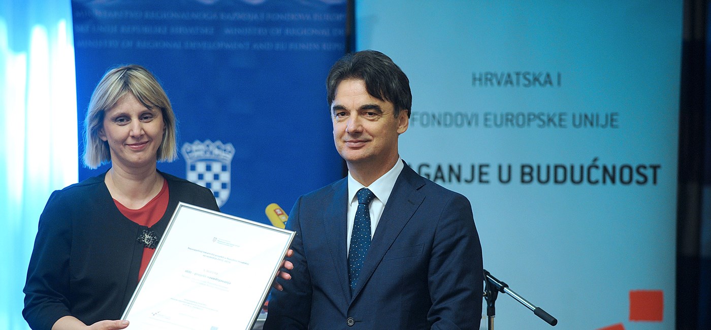 Potpredsjednik Vlade Grčić dodijelio nagrade najuspješnijim lokalnim EU projektima